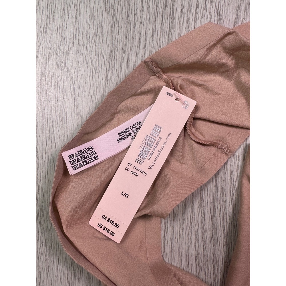 Victorias Secret Seamless Bikini Panties Nude Large NEW - Picture 3 of 3